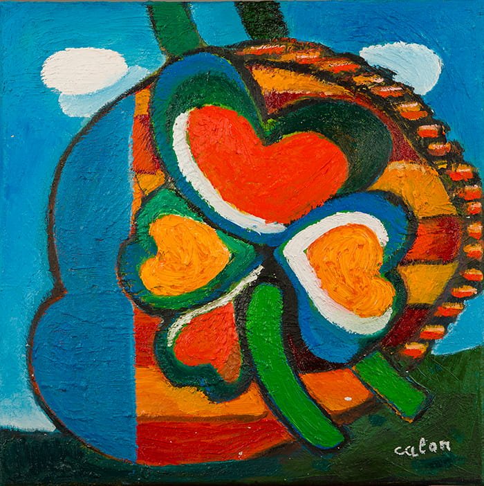 Corazones y color de la serie Conceptos de Rafael Calón