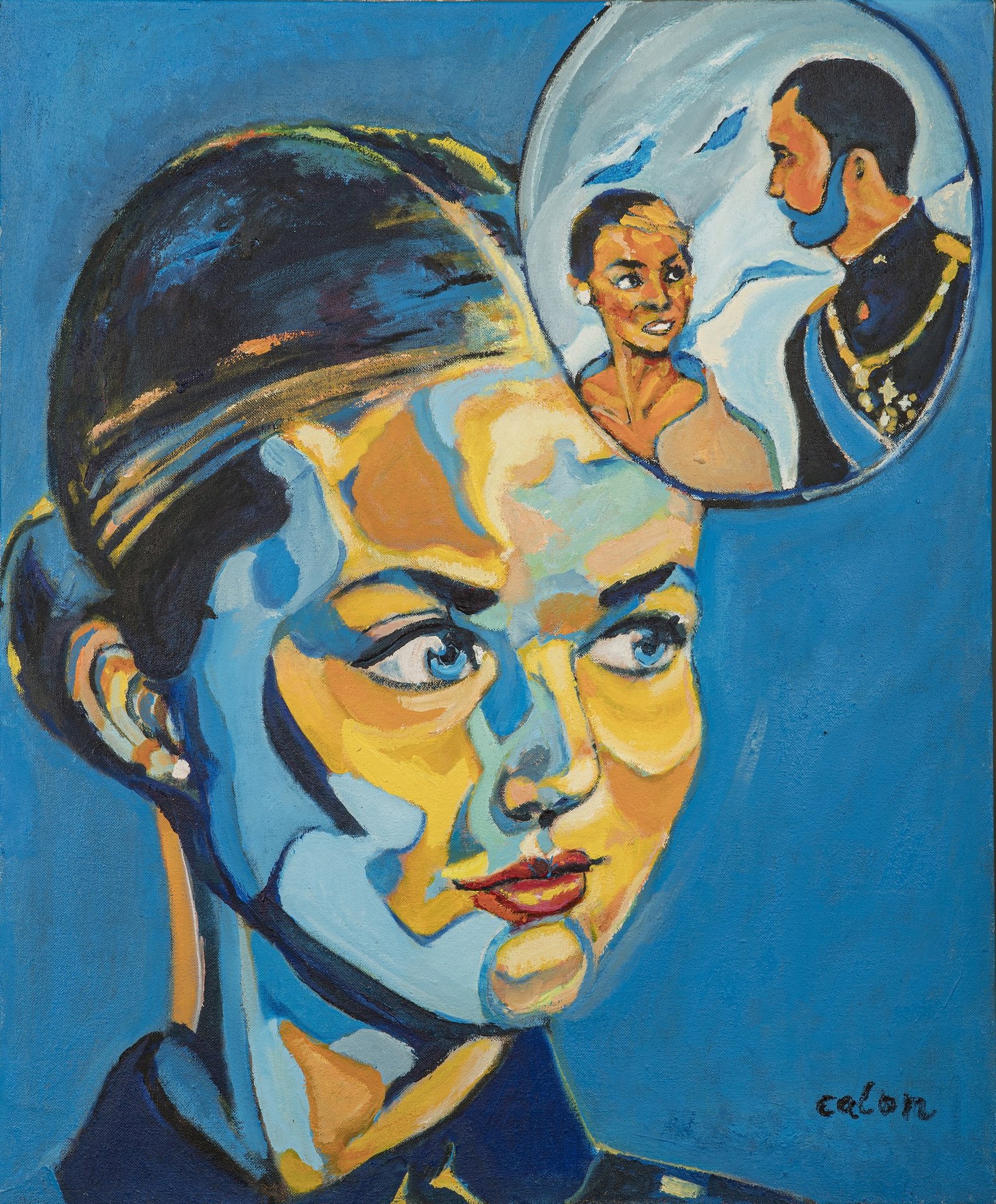 Retrato de la princesa Leonor, obra de Rafael Calón